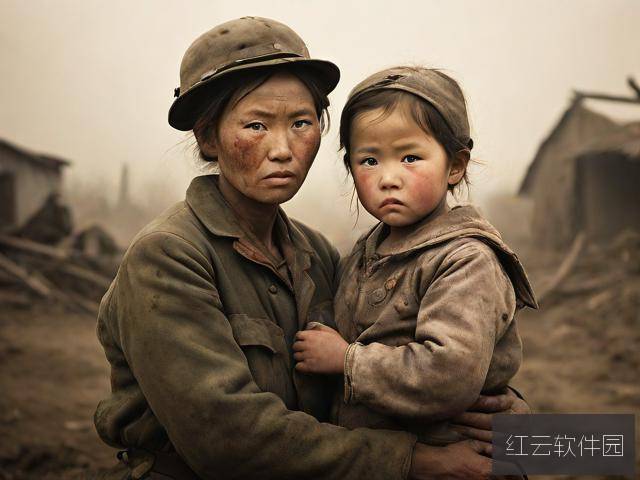 战火中的母亲，农村女性在战争中的双重角色与坚韧力量